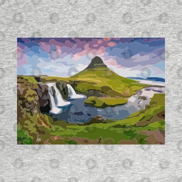 Mount Kirkjufell Painting by gktb